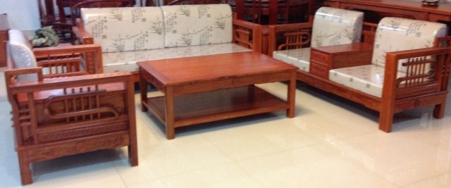 非洲花梨 东阳木雕 仿古 实木 软体 组合 香港居士沙发  六件套