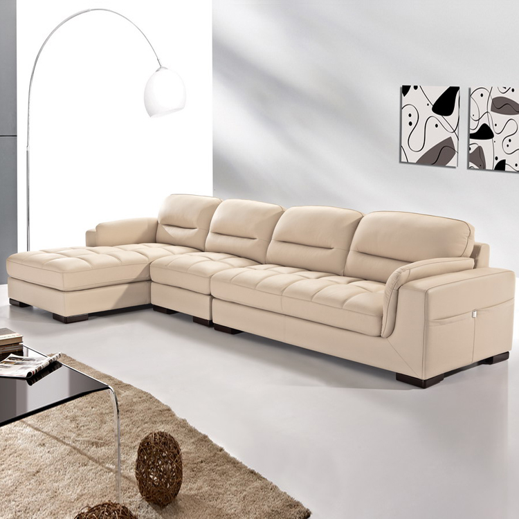圣米洛小户型L型真皮沙发 头层牛皮现代转角客厅沙发组合 可定制折扣优惠信息