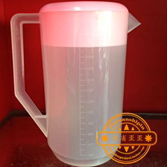 奶茶店必备 有刻度塑料冷水壶 凉水壶 欢乐壶 2400ML