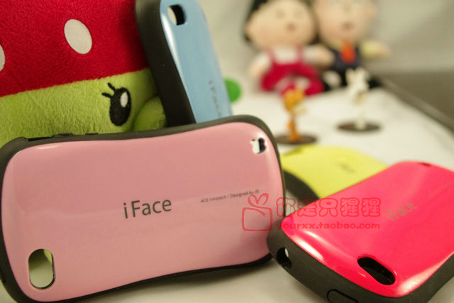 韩国正品 iFACE 苹果4 iphone4 4S 手机壳 炫彩跑车 男士硅胶套
