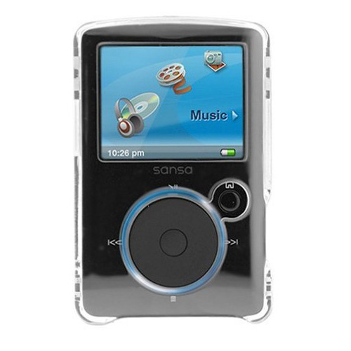 闪迪Sandisk sansa fuze MP3专用壳 清水壳 透明壳 清仓特价包邮