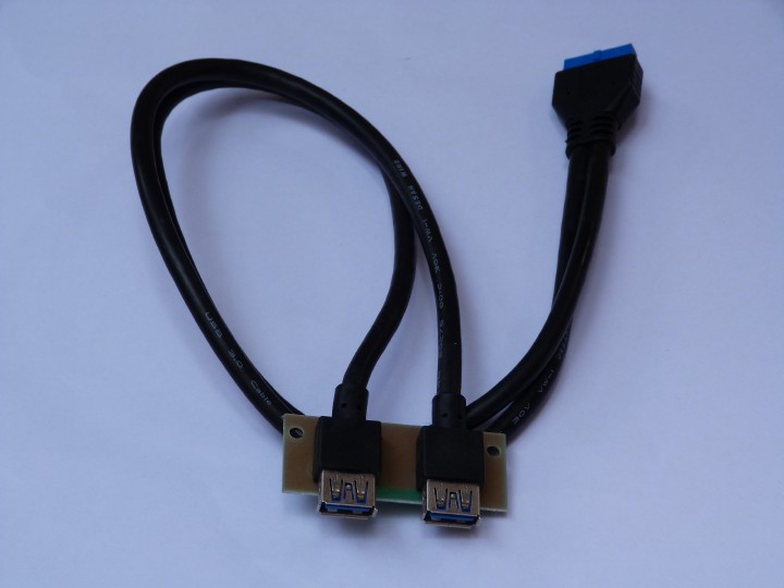 腾卓机箱配套前置USB3.0线
