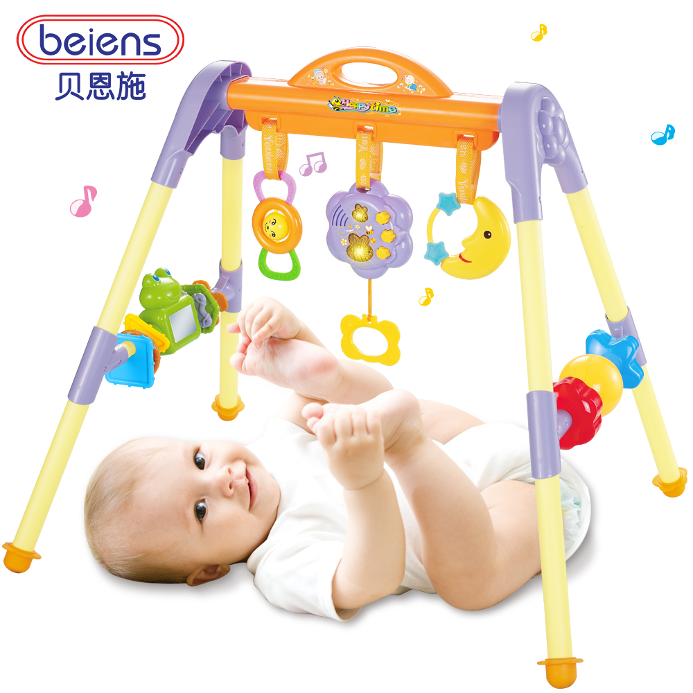 贝恩施 多功能健身架 婴儿健身器宝宝健身婴儿玩具脚踏钢琴健身架
