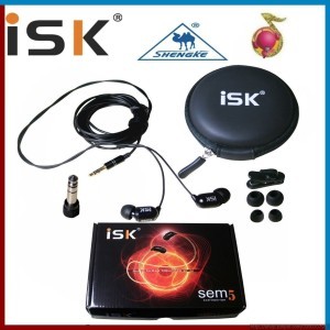正品包邮 ISK SEM5 入耳式监听耳机鉴赏耳机K歌录音翻唱耳塞