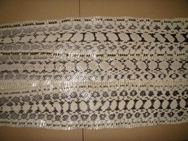 黑白原花蛇皮  蛇皮材料  工艺品点缀  包弓箭材料12厘米×1.2米折扣优惠信息