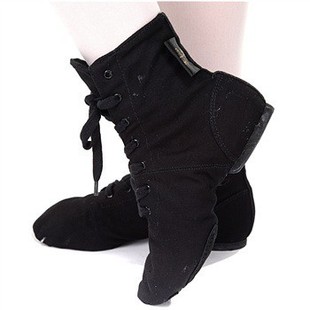 红舞鞋舞蹈鞋女式帆布爵士靴民族舞练功鞋现代广场舞鞋跳舞鞋1032折扣优惠信息