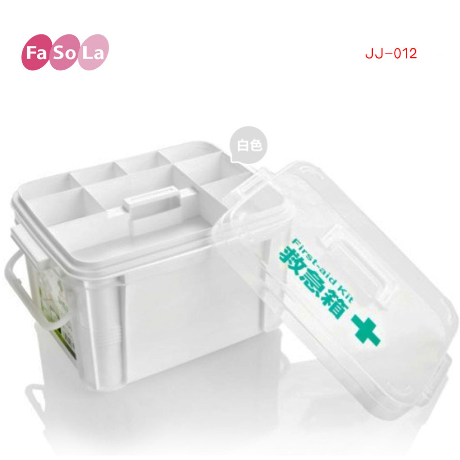 日本FaSoLa药箱家庭用多功能急救箱家用家庭小药箱医药箱子特大号