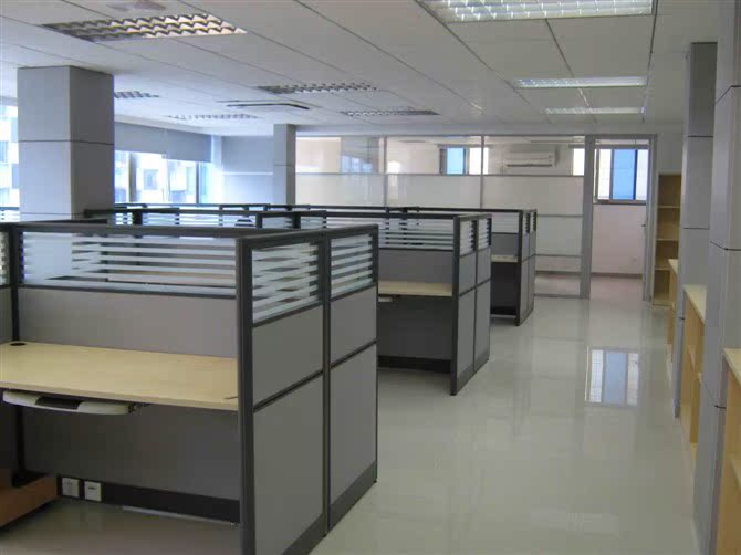 办公桌工作位屏风隔断玻璃隔断电脑桌员工位职员位办公家具屏风