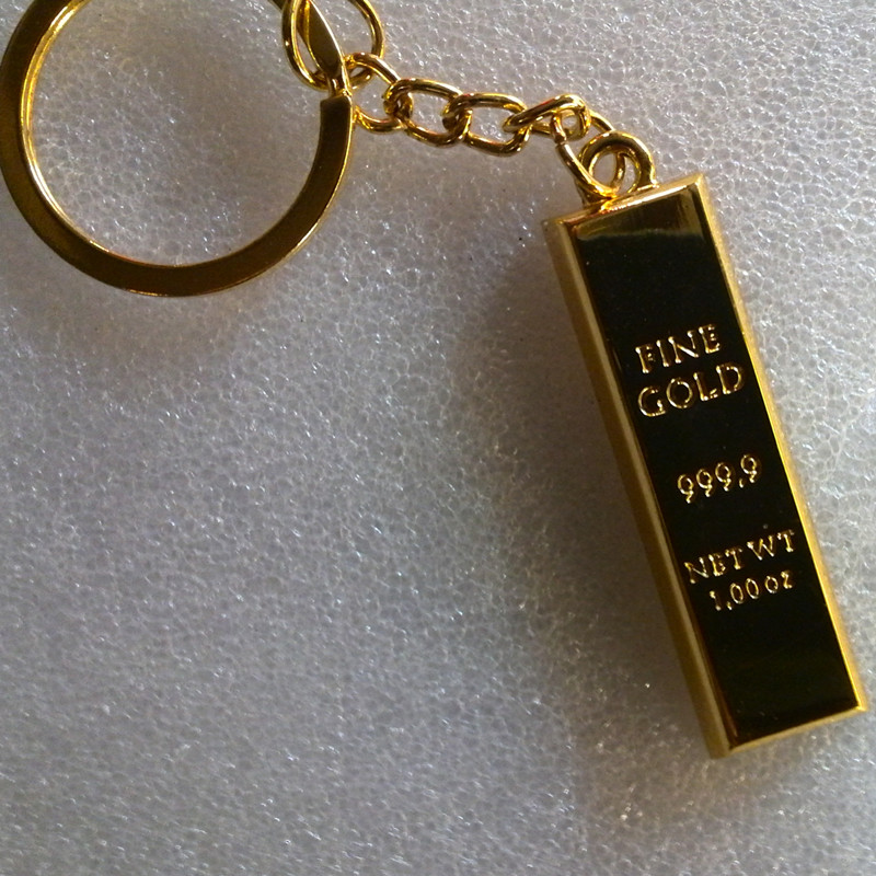 黄金钥匙扣 金砖钥匙扣 千足金钥匙扣 金条钥匙扣 金条钥匙饰品