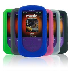 闪迪Sandisk Sansa Fuze+ plus MP3 2G4G播放器专用硅胶套 保护套