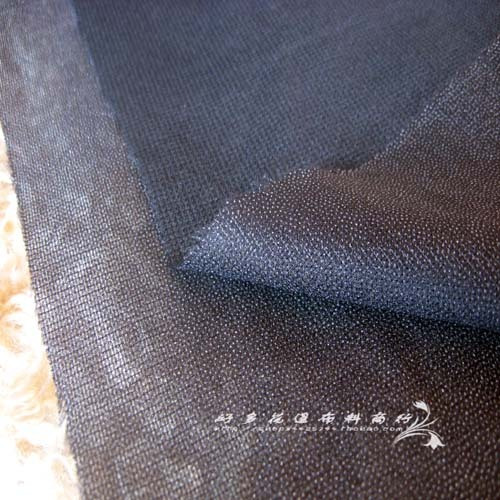 热卖黑白纯色欧美进口优质布衬粘衬里衬diy手工服装布料面料7元米