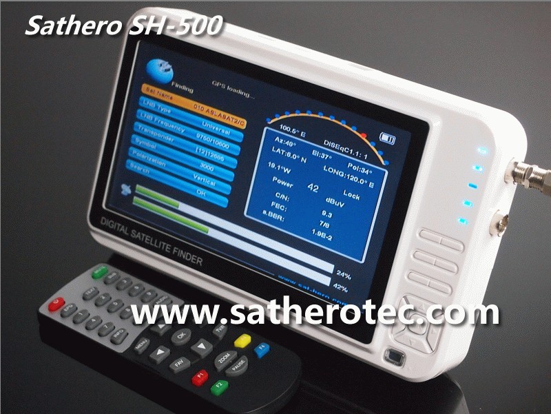 Sathero通吃王SH-500G寻星仪寻星播放一体机GPS版 可以开正规发票