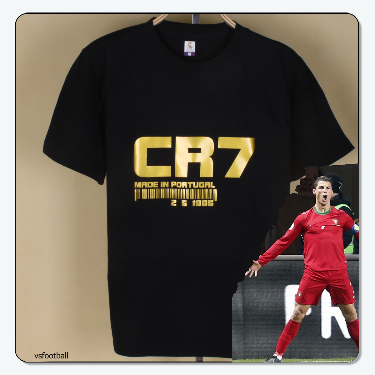 C罗T恤 葡萄牙制造cr7 C罗纳尔多T恤折扣优惠信息