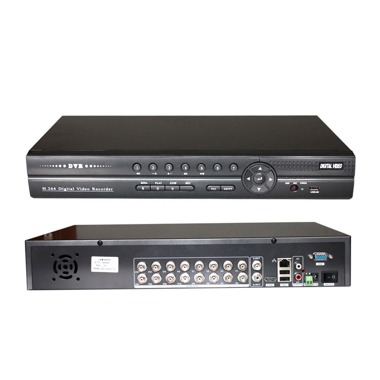 16路硬盘录像机 d1 监控录像机HVR 混合式硬盘录像机 NVR