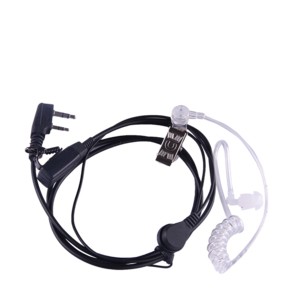 对讲机 耳机 耳麦 透明真空气导管适合宝峰锋BF-888S UV-5R 包邮