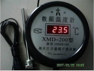 温度计数显温度计 带探头 LED温度仪 电子温度器-50-200度10米线