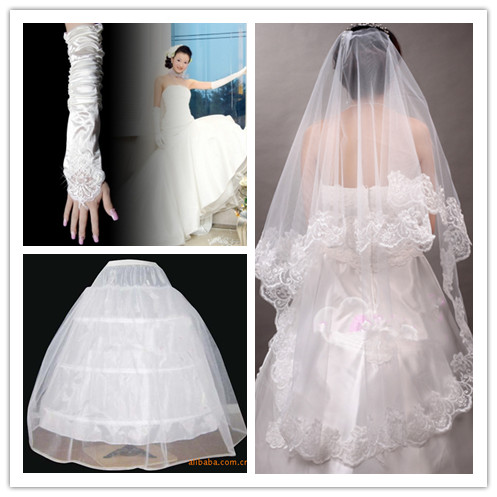 包邮新娘头纱超长拖尾3米5米10米韩式蕾丝头纱婚纱礼服配件新款