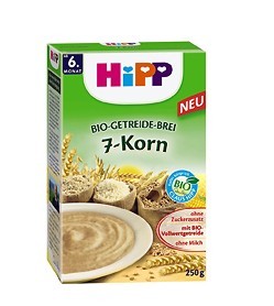 【德国直邮】Hipp喜宝有机有机7种谷物营养米粉/米糊6个月+ 250g折扣优惠信息