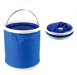 可折叠水桶 户外钓鱼桶 汽车置物筒桶 9L洗车水桶 可备注颜色
