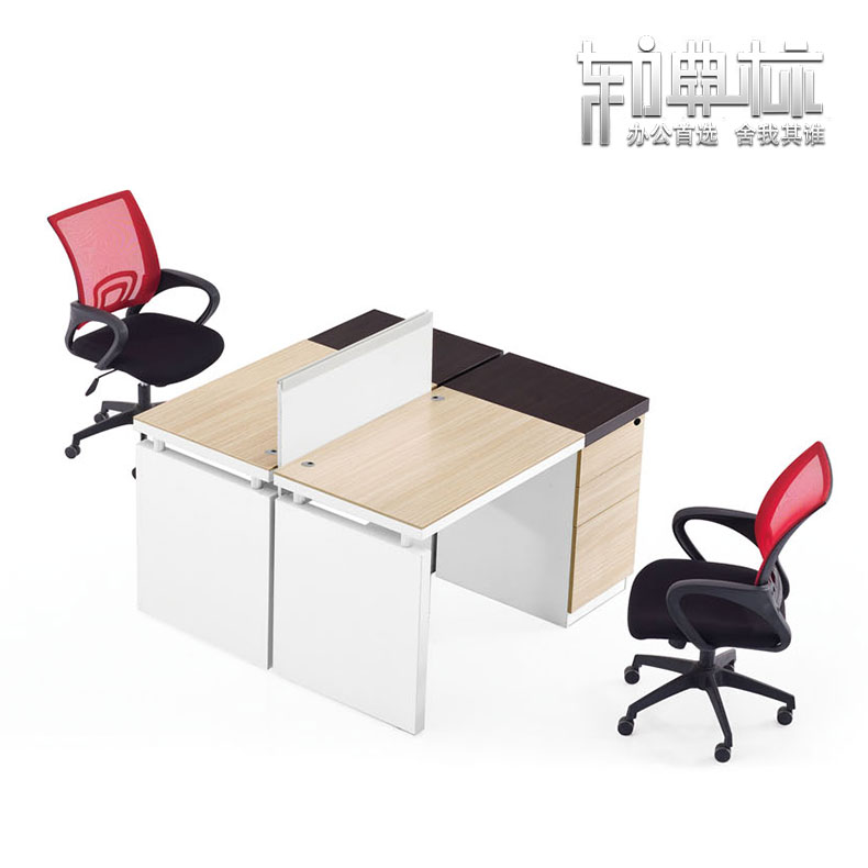 【东方典标】上海办公家具组合员工现代式办公桌 电脑桌1.3米双人