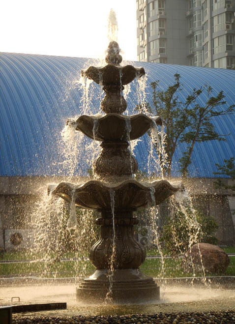 青石石雕喷泉大理石园林小品大型欧式喷水广场喷泉雕塑庭院喷泉