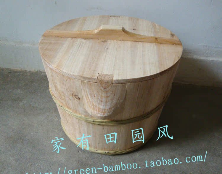 纯手工 储物木桶 木制/木质米桶  杉木装米桶