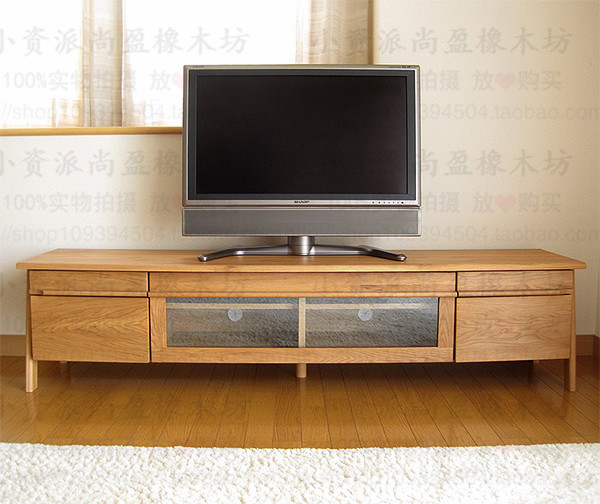 尚盈木业家具日式 纯实木电视柜茶几简约现代组合白橡木家具特价折扣优惠信息