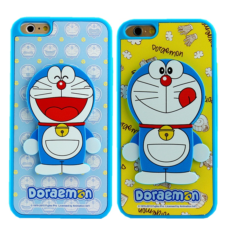 正版哆啦A梦iphone6plus手机壳机器猫浮雕苹果保护套折扣优惠信息