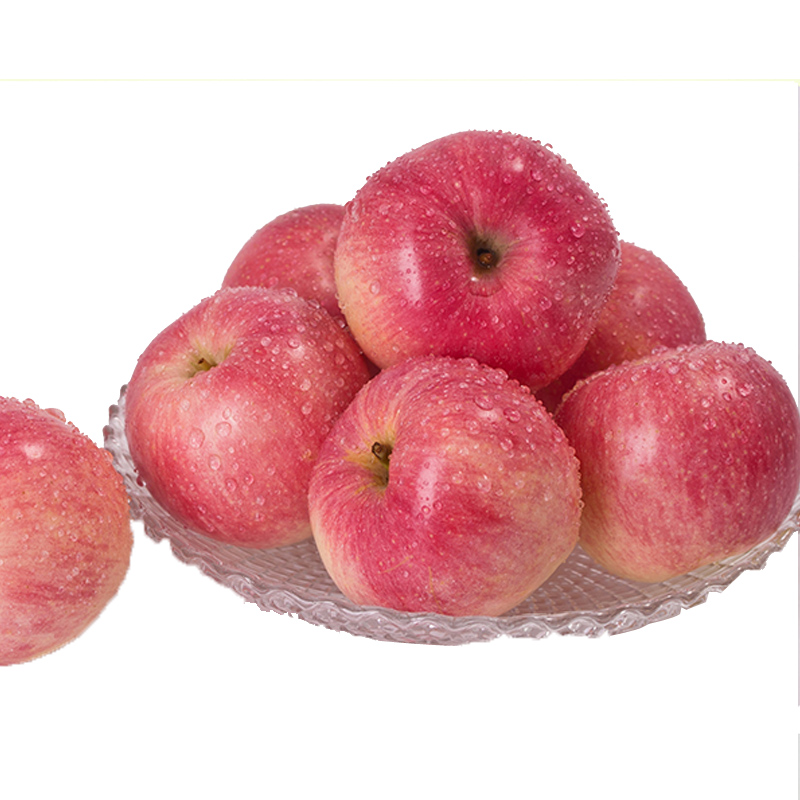 现摘现发临猗自家苹果水果9个装 新鲜有机苹果（约4斤80#）包邮折扣优惠信息
