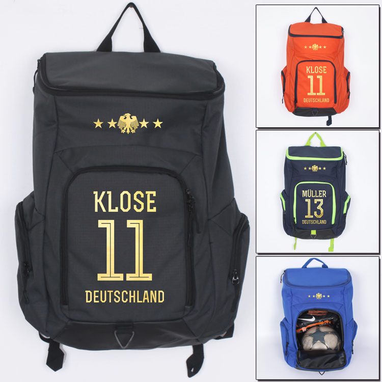 穆勒克洛泽德国队 双肩包足球装备包训练包 电脑包 书包