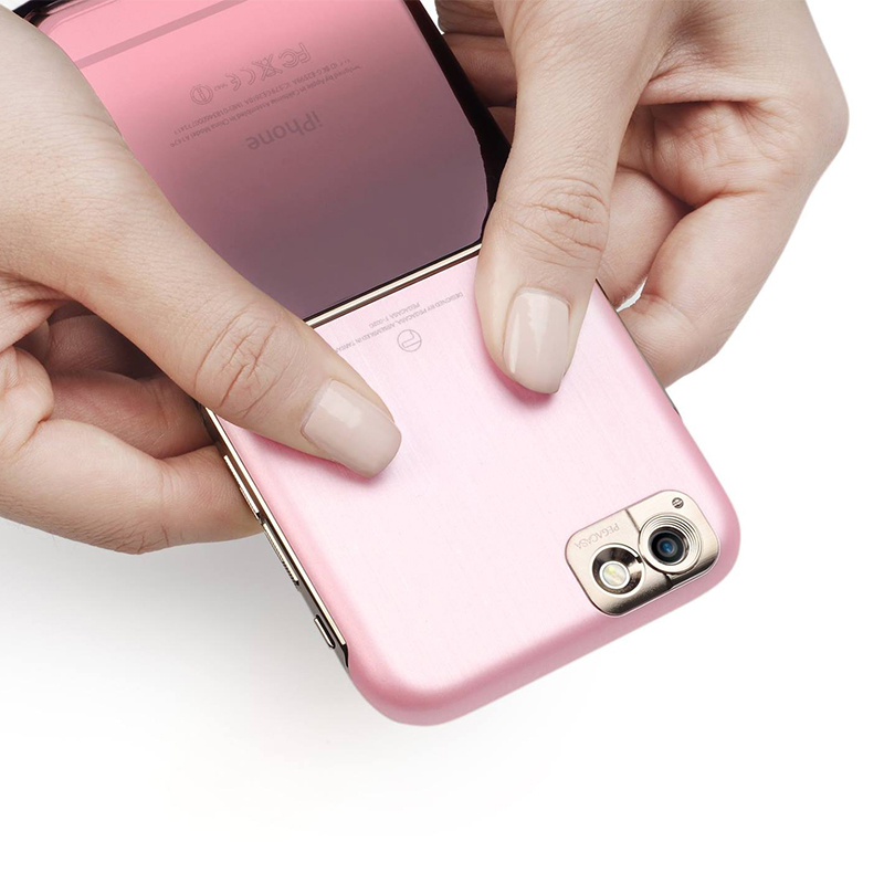 PEGACASA苹果iPhone6 Plus手机保护壳 时尚金属奢侈品4.7保护套
