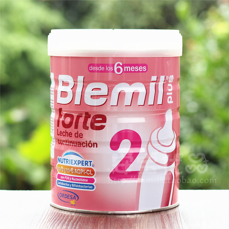 现货/直邮西班牙代购Blemil plus布莱米尔2段婴儿奶粉800克折扣优惠信息