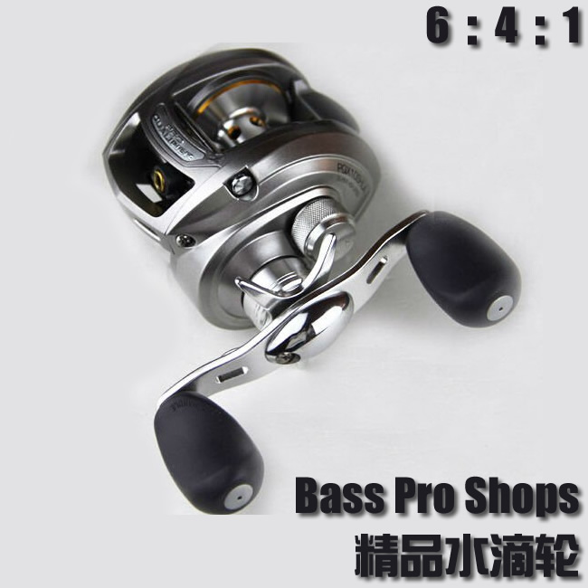 Bass Pro Shops 水滴鱼线轮  金属结构 转速比 6.4:1 新店特价折扣优惠信息