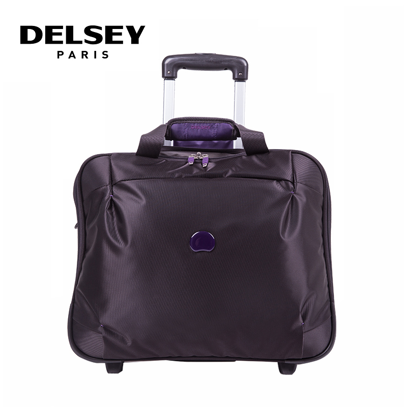 Delsey法国大使拉杆箱 18寸商务超轻旅行箱包 男女时尚登机箱包子