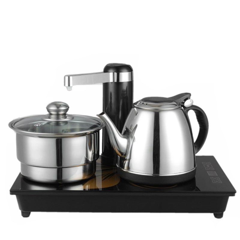 茶时代QY-C05自动上水电热水壶不锈钢烧水电茶壶茶具加抽水茶艺炉