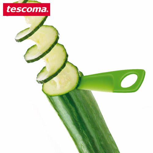 捷克TESCOMA正品 螺旋连环花黄瓜切片器 萝卜切菜器 创意厨房用品