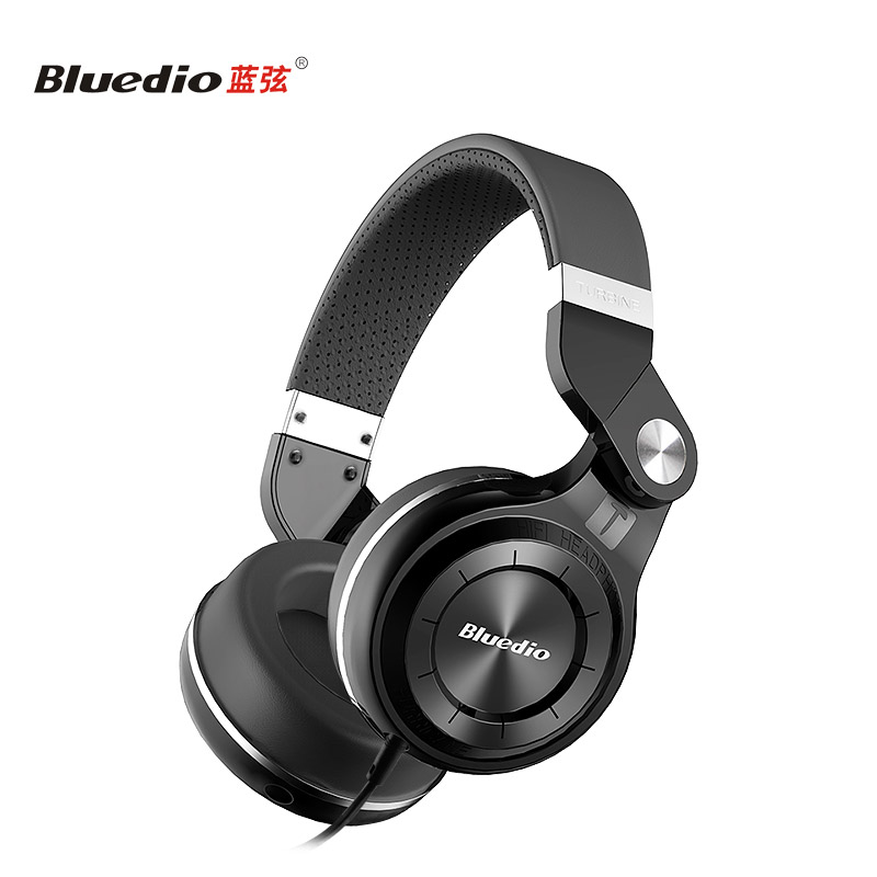 Bluedio/蓝弦 T2-WH头戴式耳机发烧耳麦立体声HIFI超大喇叭重低音