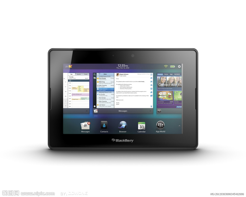 BlackBerry/黑莓 PlayBook（16G/WIFI版）正品原装 音质好 ips