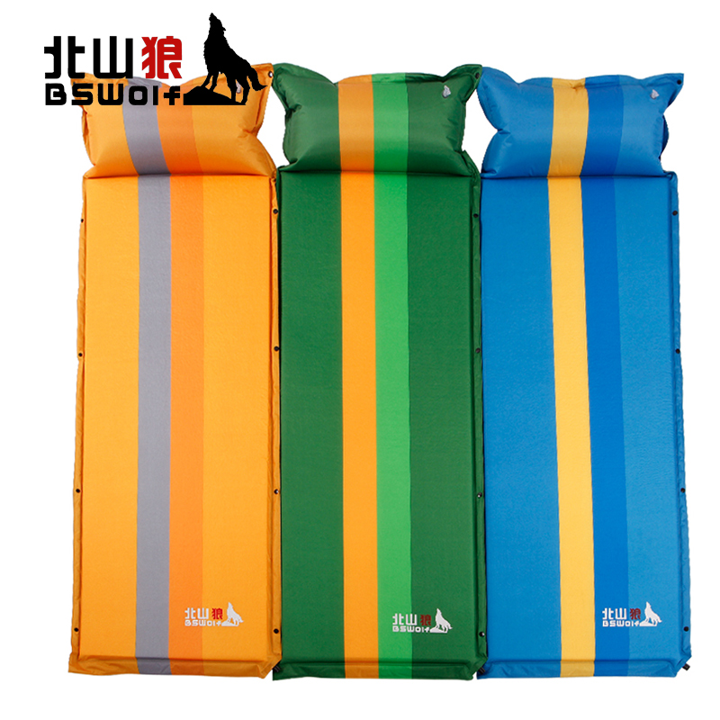 折叠床自动充气垫单人双人 户外加厚加宽便携床折叠防潮床垫折扣优惠信息