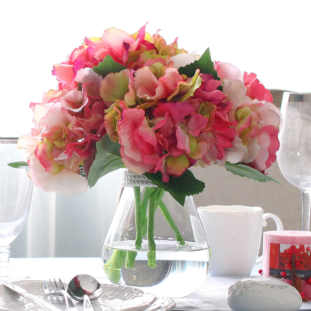 家居饰品仿真花套装[小清新]整体花艺客厅茶几绢花假花餐桌装饰花