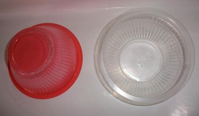 办喜事加厚一次性碗塑料宽边大碗红色透明无色饭菜碗300只红碗折扣优惠信息