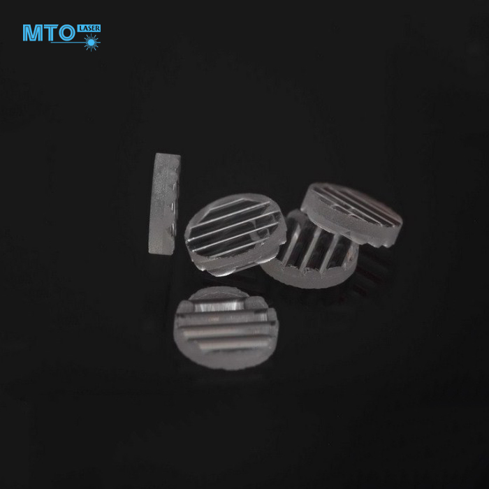 MTO铭拓光电 高品质玻璃模组镜片　K9一字8*2mm K9十字镜片8*2.2m