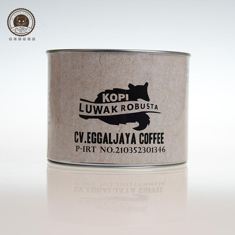 印尼原装进口野生猫屎咖啡豆/粉 苏门答腊罗布斯达10g*5袋/罐包邮
