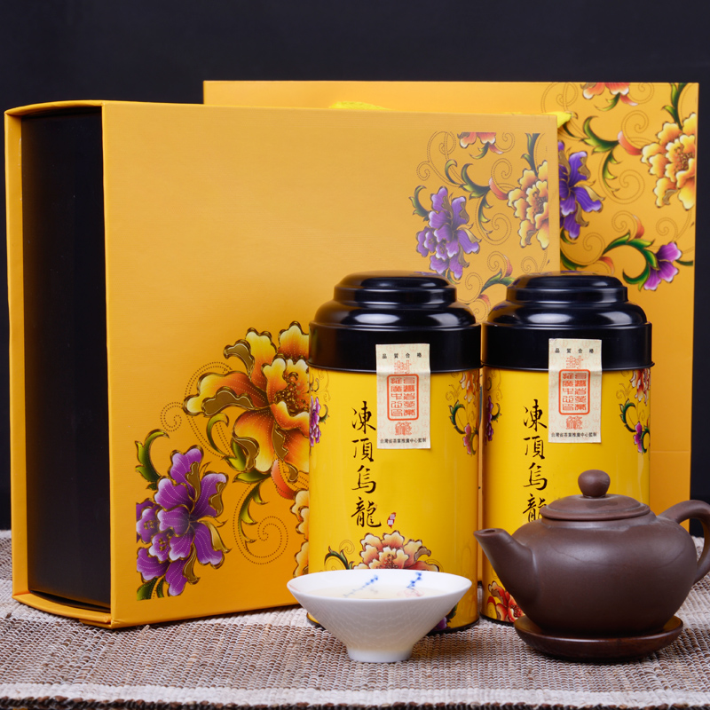 台湾高山茶 冻顶乌龙茶台湾茶叶礼盒装乌龙茶300克