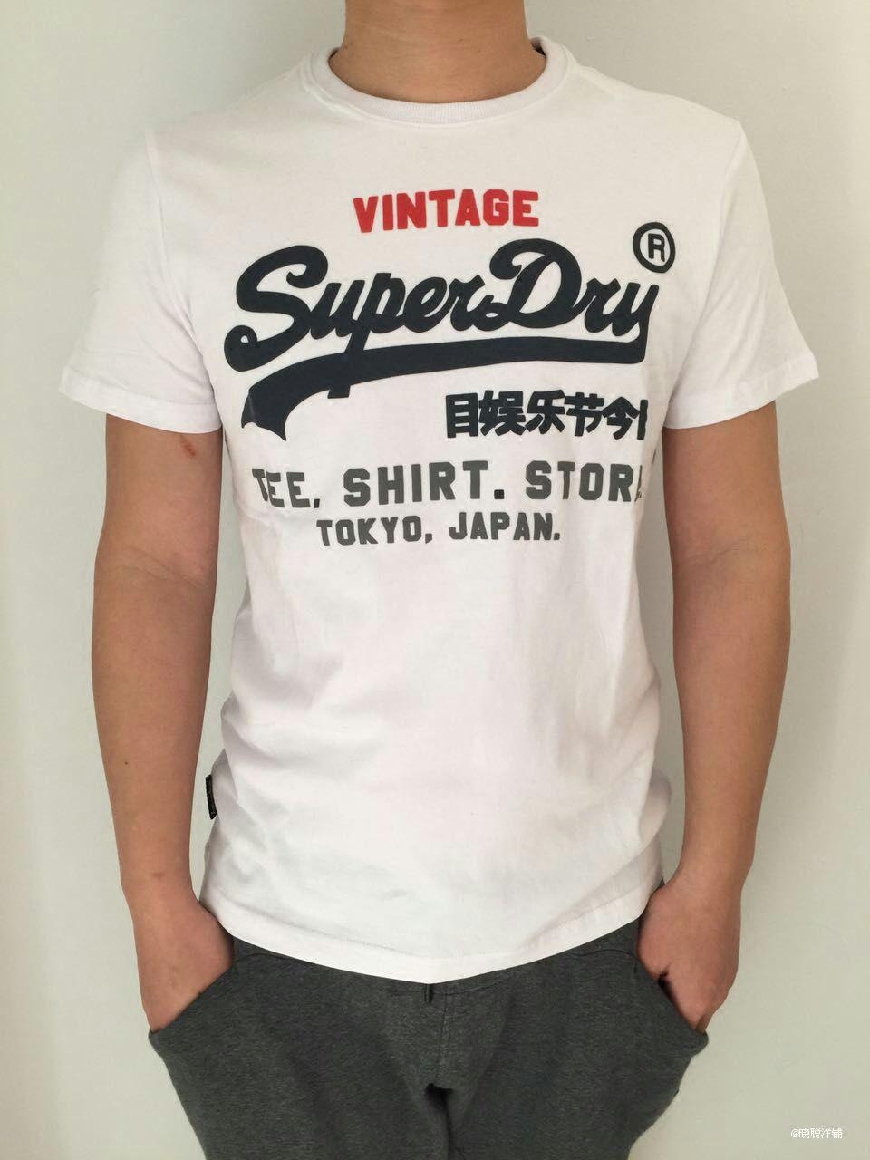 国内现货 美国代购 Superdry极度干燥男款圆领短袖teeT恤