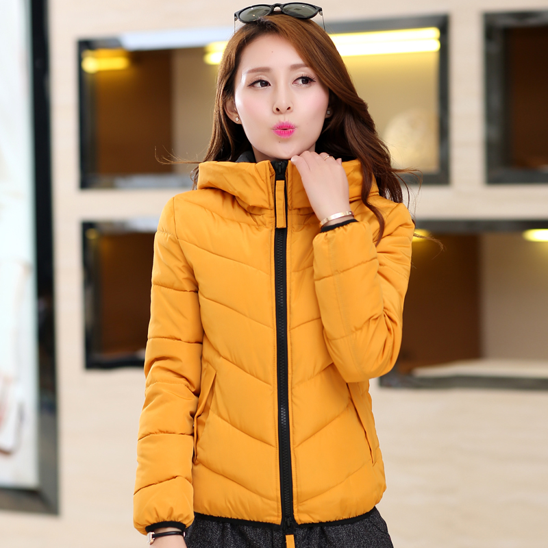 【天天特价】2015秋冬装新款韩版时尚 修身短款棉服 棉衣外套女装