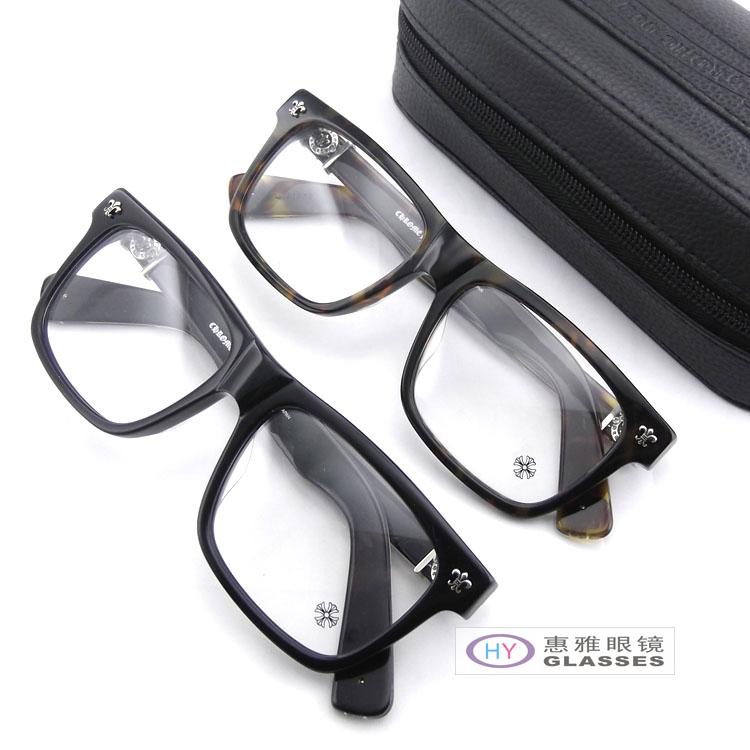 板材眼镜框复古眼镜架男女款近视大框潮克罗心眼镜BOX LUNCH-A
