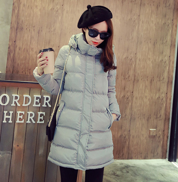 2015冬女装新款韩版中长款显瘦A字羽绒服女士加厚棉袄棉服外套潮