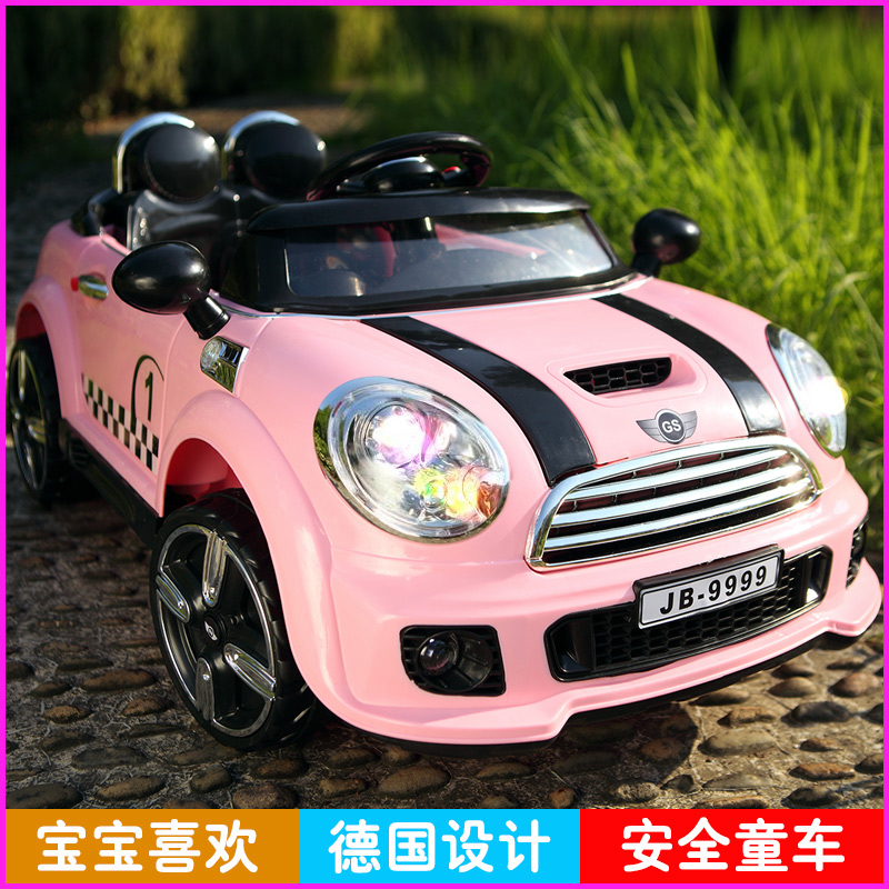好加mini迷你儿童电动车宝宝遥控汽车可坐四轮双驱童车小孩玩具车