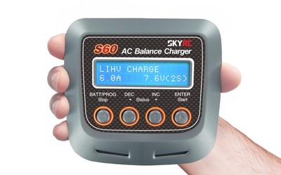 SKYRC S60 MINI 迷你AC模型锂电多功能充电器 内置电源220V折扣优惠信息